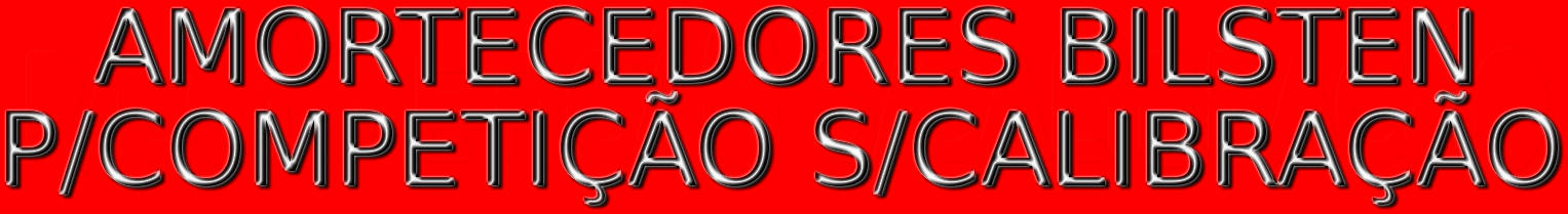 AMORTECEDORES BILSTEN SEM CALIBRAÇÃO
